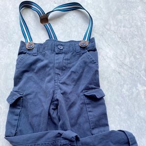 Koala Baby Kids Blue Overall Suspender Pants 24